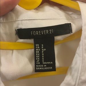 Forever 21 White Shirt Size S
